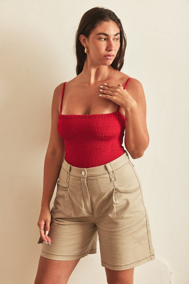 מכנסי דגמ''ח קצרים בז'