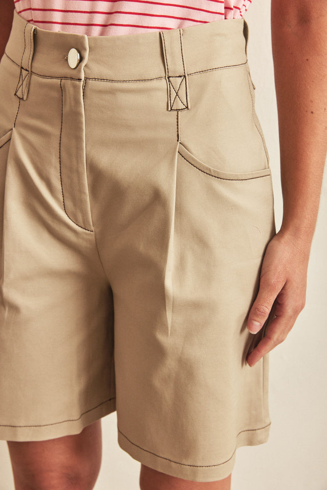 מכנסי דגמ''ח קצרים בז'