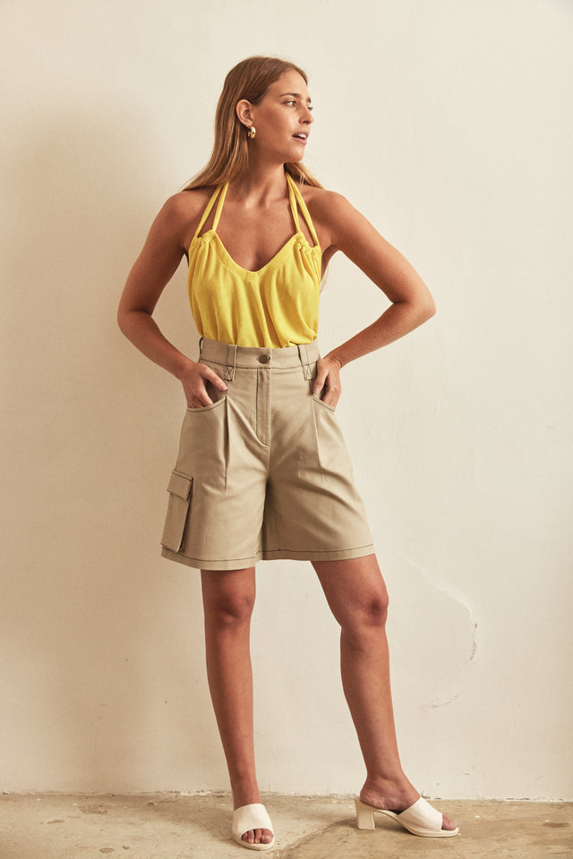 מכנסי דגמ''ח קצרים בז'