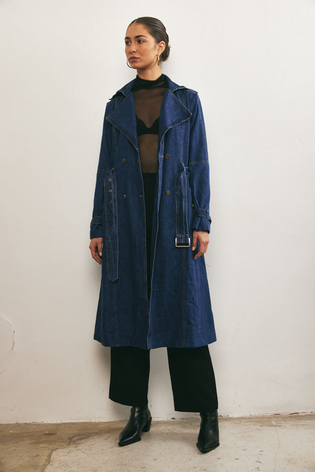 ז'קט טרנץ' ג'ינס