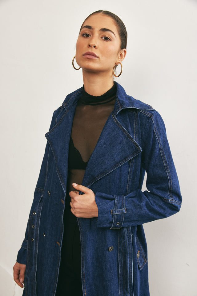 ז'קט טרנץ' ג'ינס