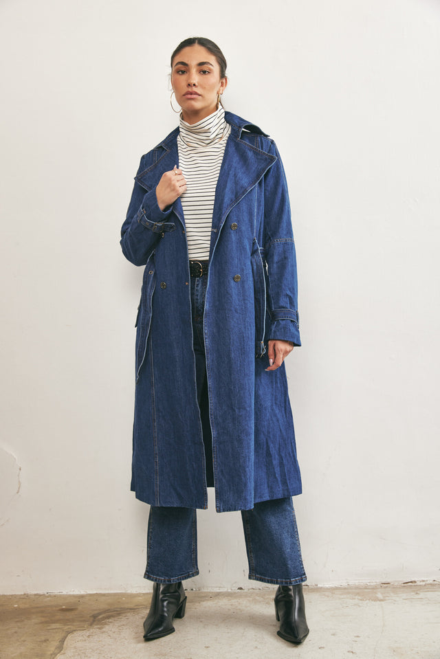 ז'קט טרנץ' ג'ינס