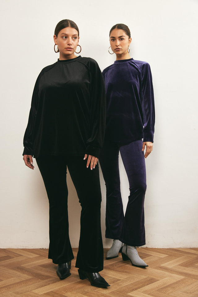 מכנסי קטיפה ויטני כחול