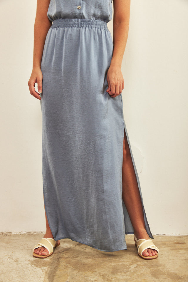 חצאית מקסי מיקונוס כחולה