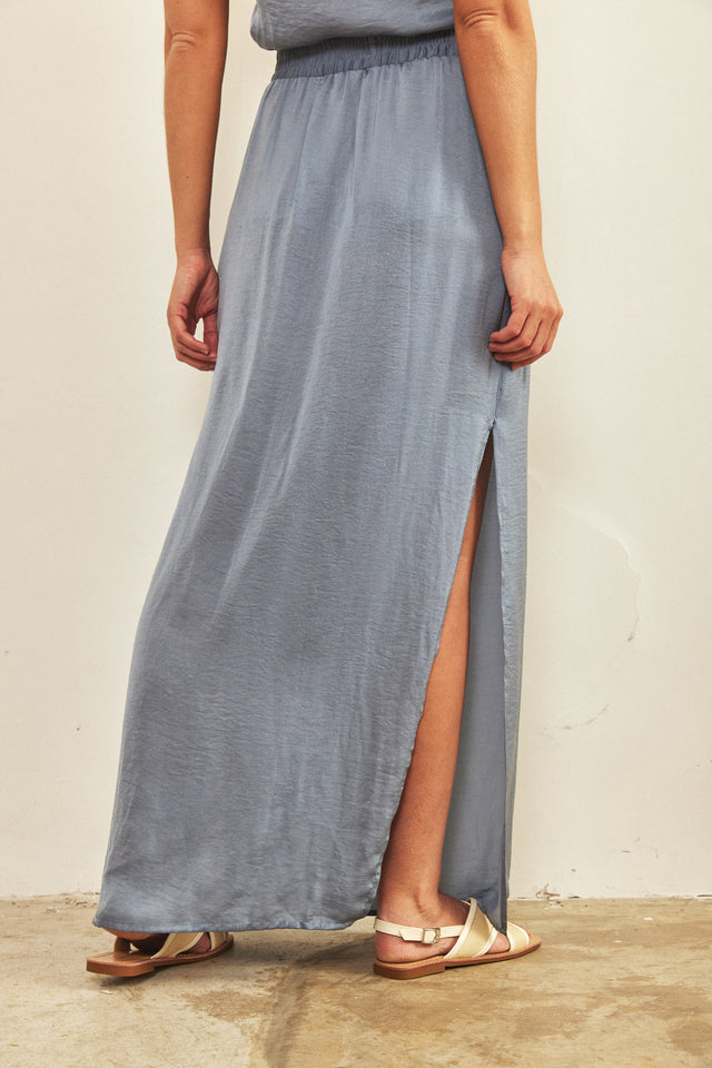 חצאית מקסי מיקונוס כחולה