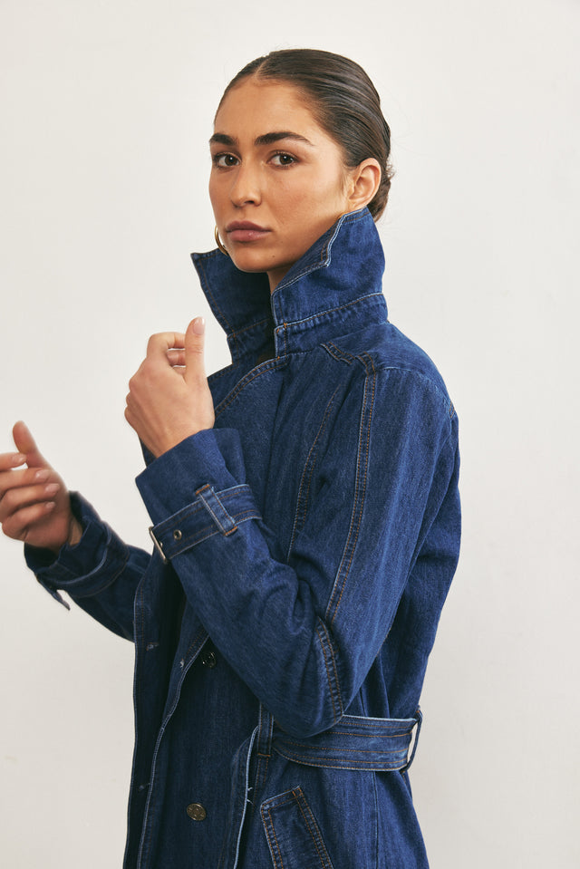 ז'קט טרנץ' ג'ינס