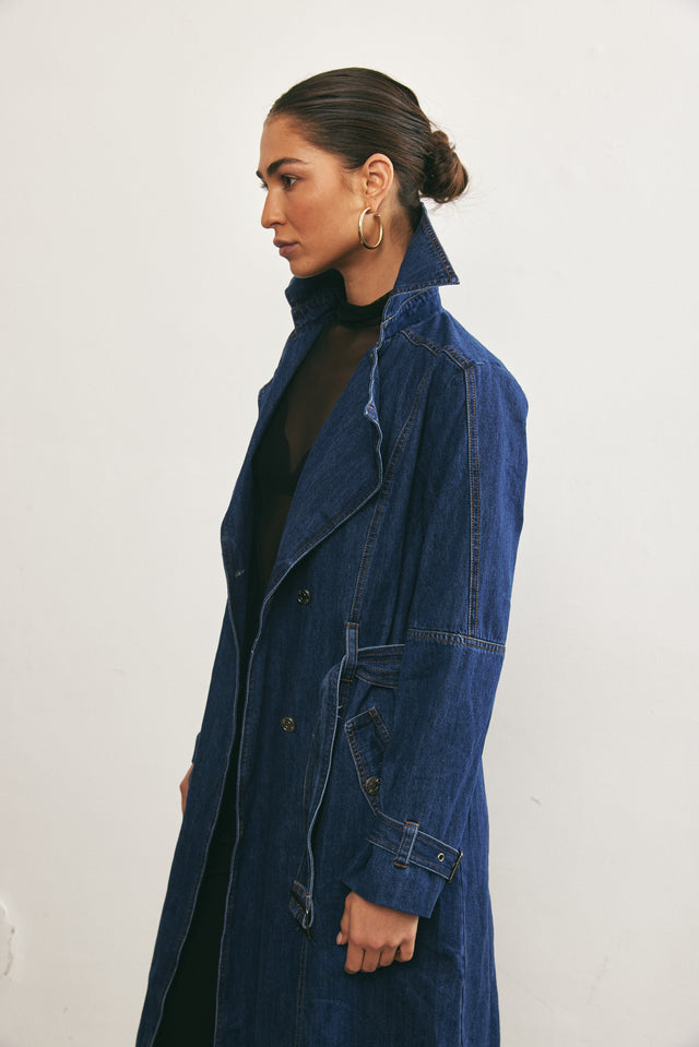 ז'קט טרנץ' ג'ינס