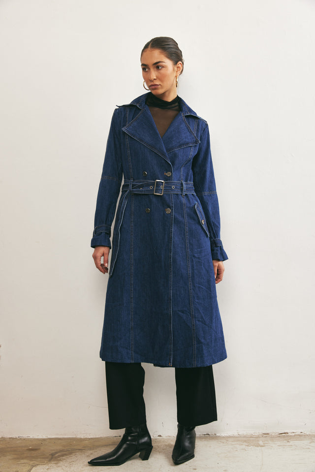 ז'קט טרנץ' ג'ינס