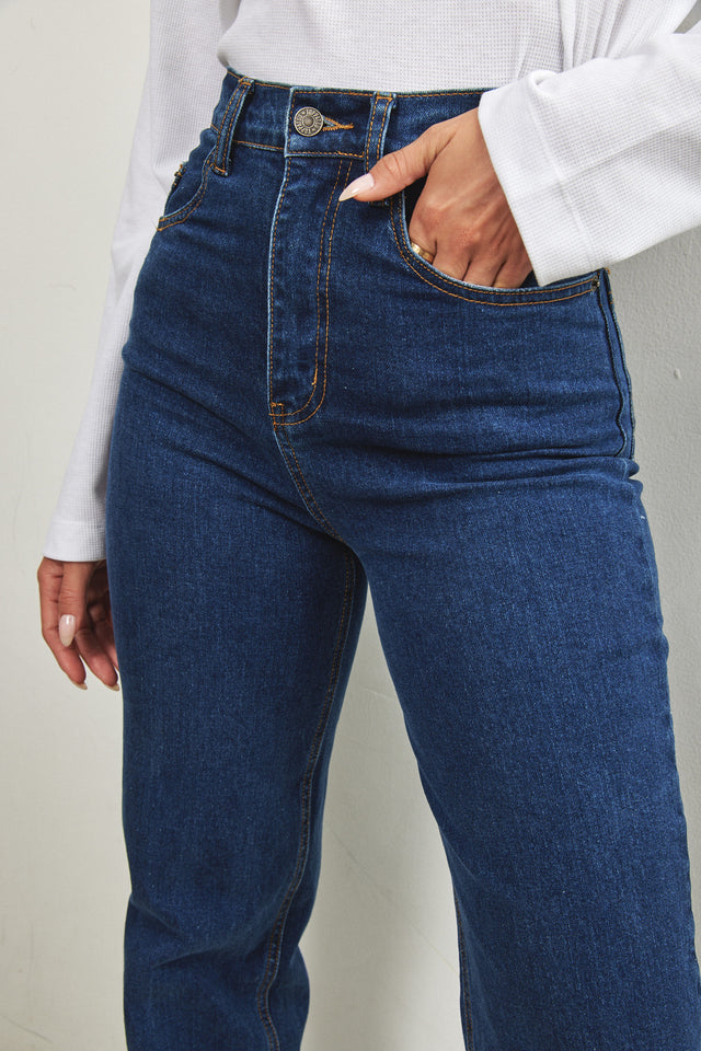 ג'ינס גולדי ארוך כחול