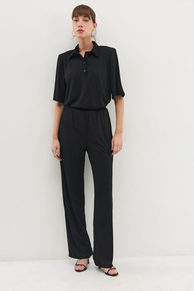 מכנסי ספיריט סיגר שחורים