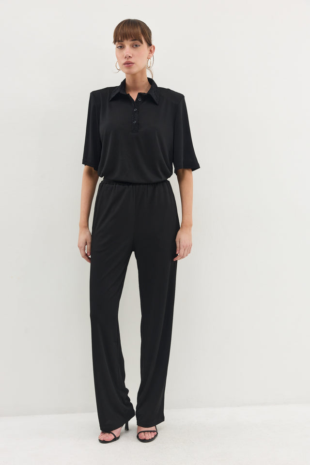 מכנסי ספיריט סיגר שחורים