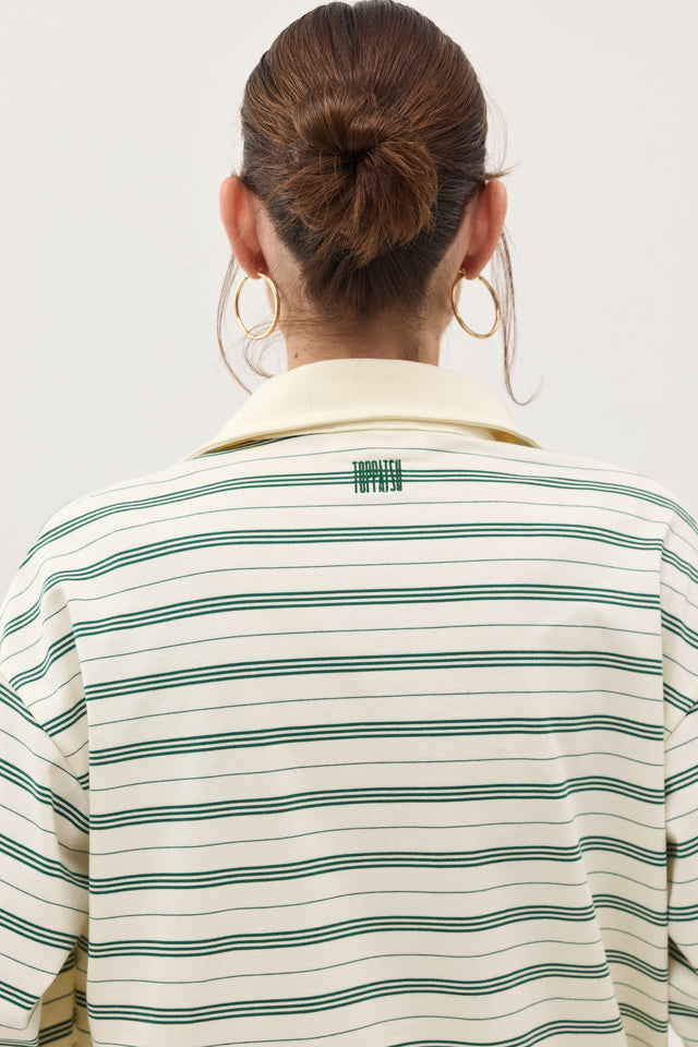 חולצת וונט ספייסי פסים ירוק