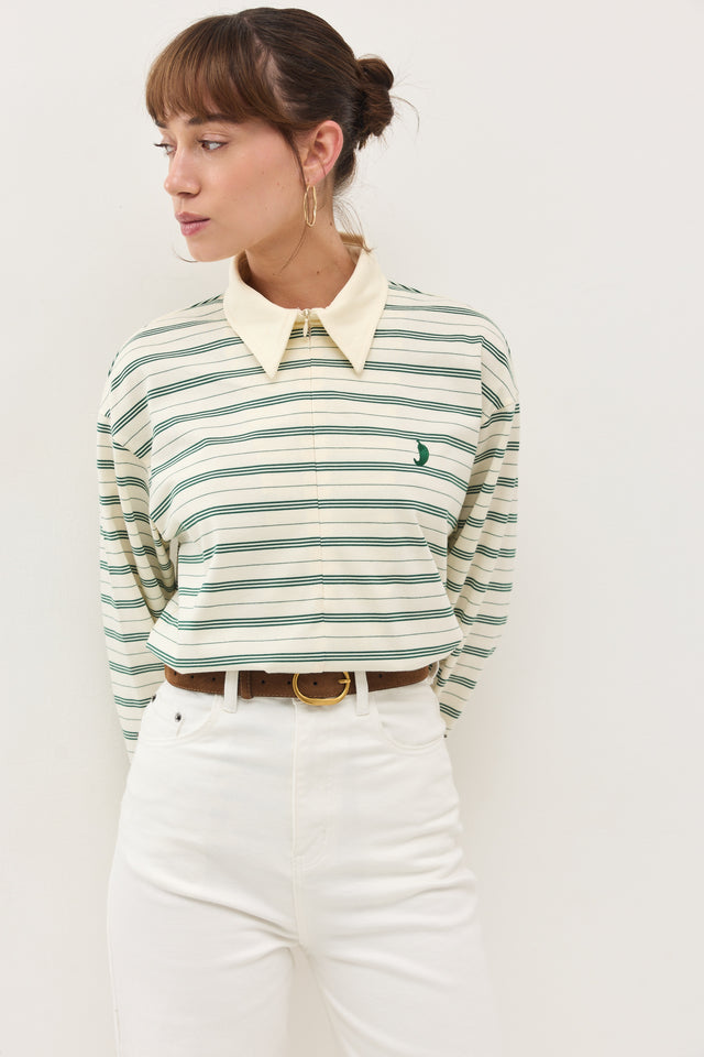 חולצת וונט ספייסי פסים ירוק