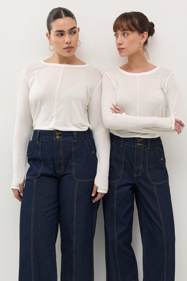 חולצת דונאטס תיפורים לבן