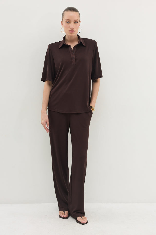 מכנסי ספיריט סיגר חומים