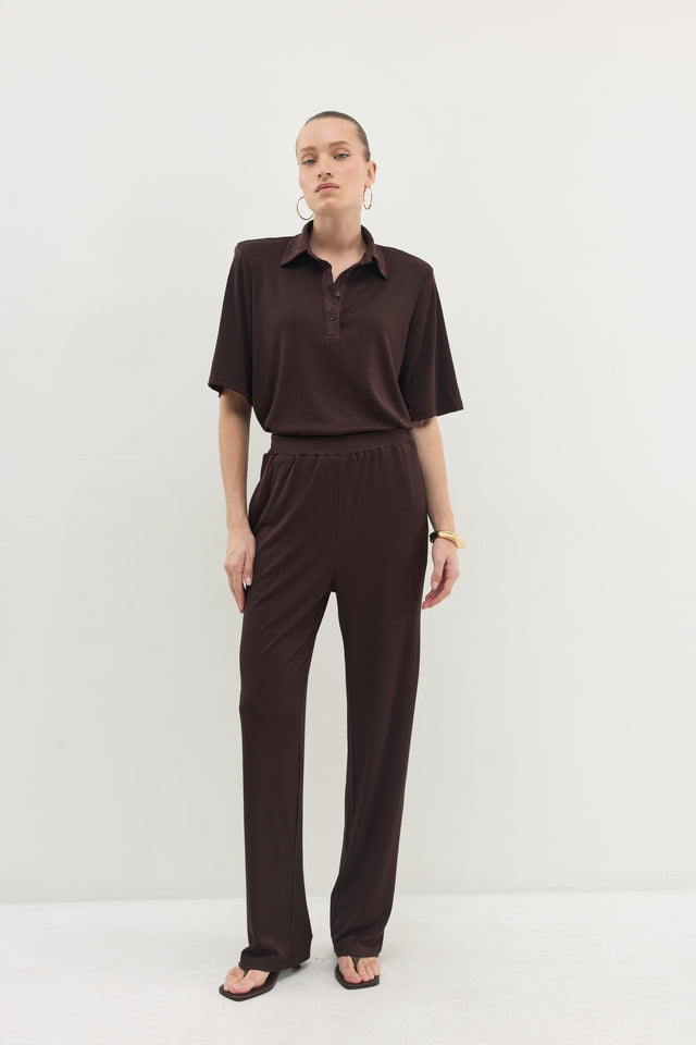 מכנסי ספיריט סיגר חומים