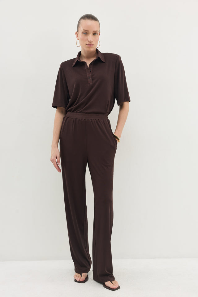 מכנסי ספיריט סיגר חומים