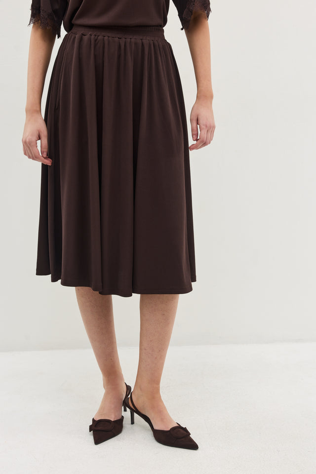 חצאית ספיריט ריב מידי חומה