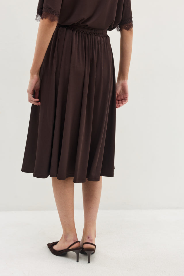 חצאית ספיריט ריב מידי חומה