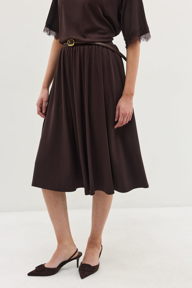 חצאית ספיריט ריב מידי חומה