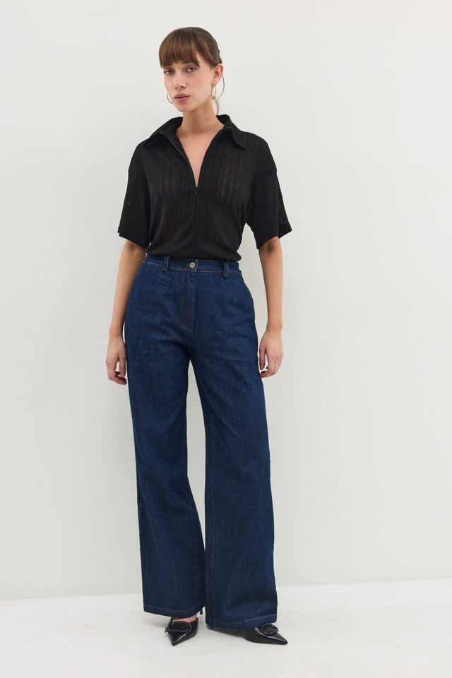 חולצת זיפר וונט ספייסי שחורה