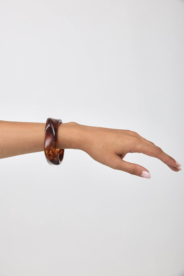 צמיד קשיח חום