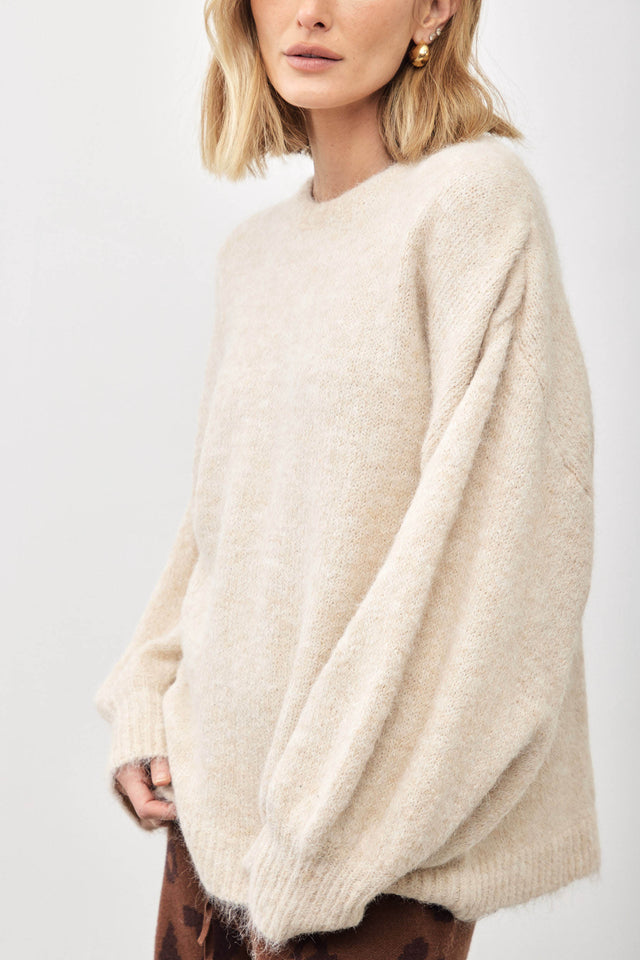 סוודר פרזנט פלאפי שמנת