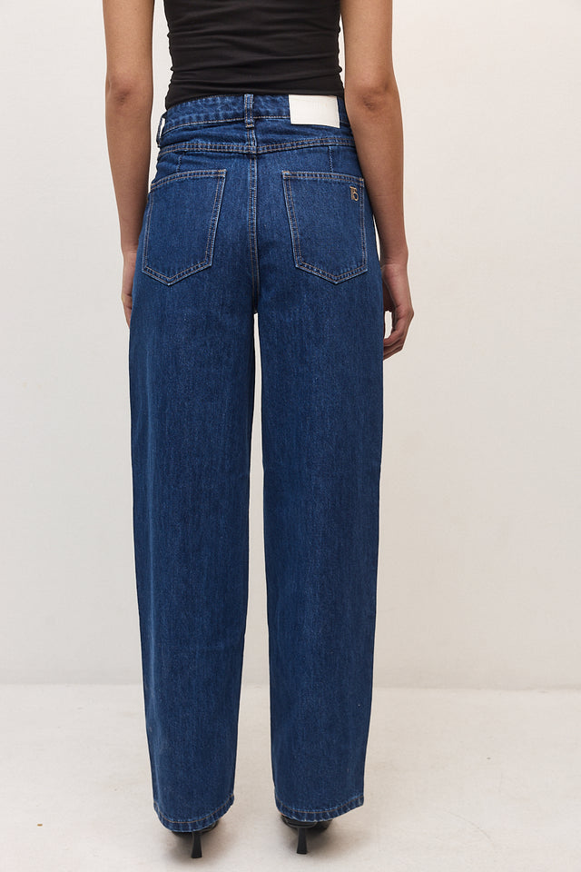 מכנסי ג'ינס ברנדי כחול כהה