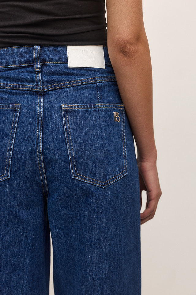 מכנסי ג'ינס ברנדי כחול כהה