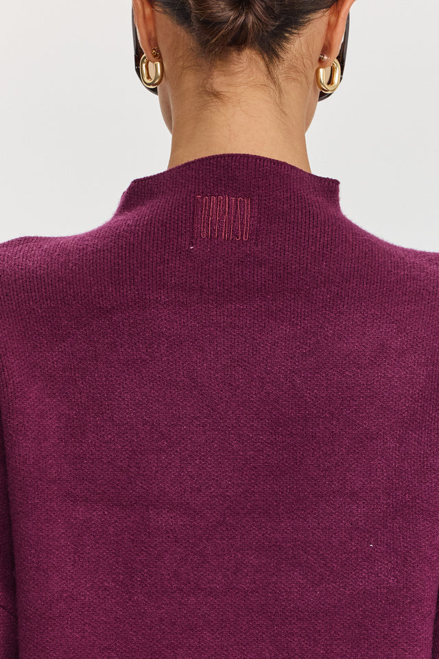 סוודר פרזנט דובדבן