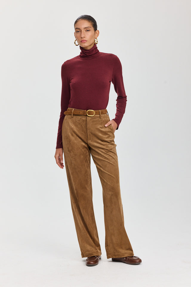 חולצת מיסו גולף בורגנדי