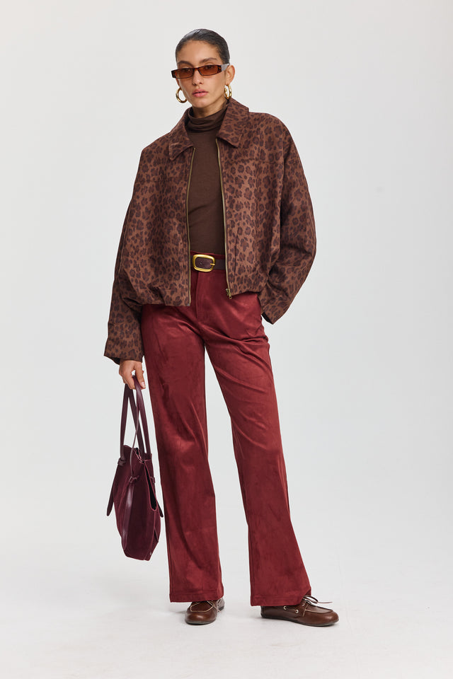 חולצת מיסו גולף חום שוקולד