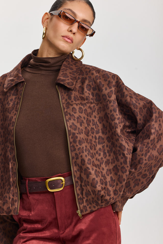 חולצת מיסו גולף חום שוקולד