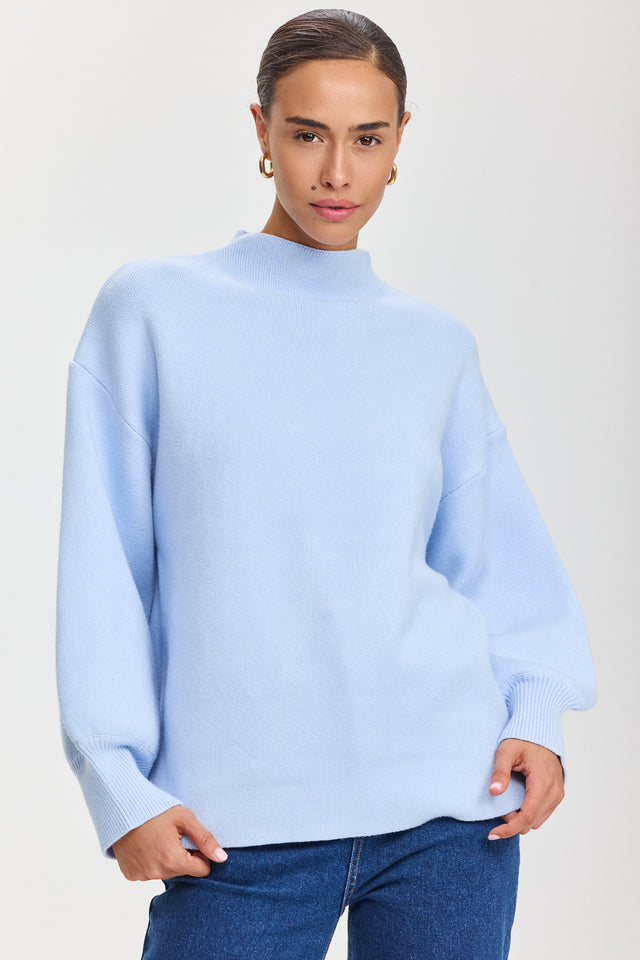 סוודר פרזנט תכלת