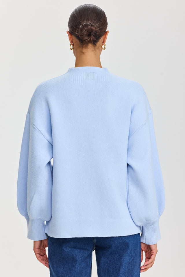 סוודר פרזנט תכלת