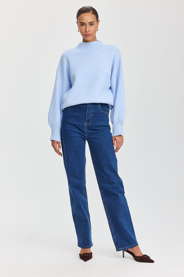 סוודר פרזנט תכלת