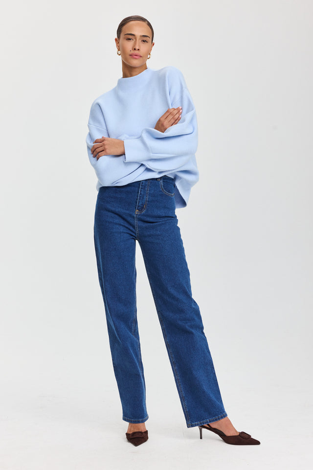 סוודר פרזנט תכלת