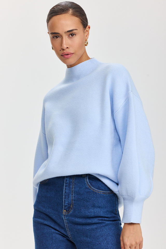 סוודר פרזנט תכלת