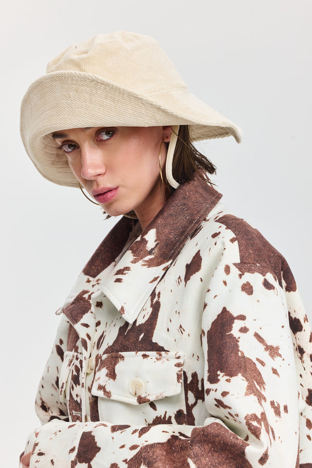 כובע באקט טופאצו קורדרוי אבן