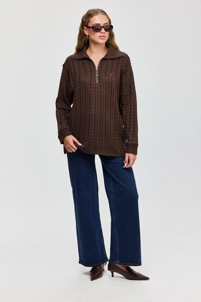 סריג קמומיל זיפר צמות חום