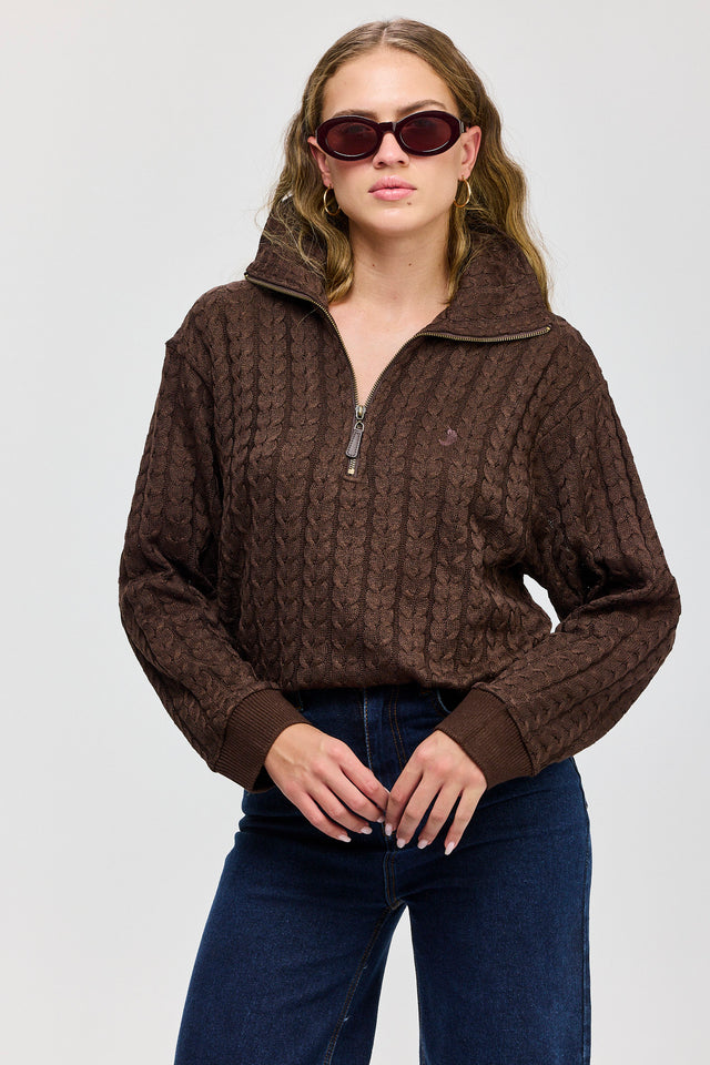 סריג קמומיל זיפר צמות חום