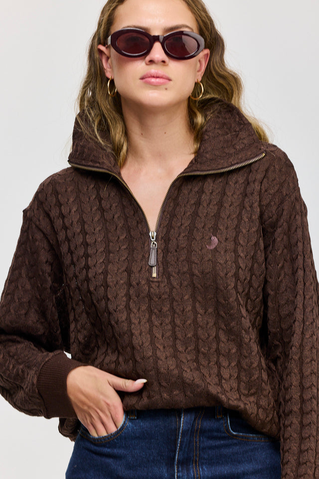 סריג קמומיל זיפר צמות חום