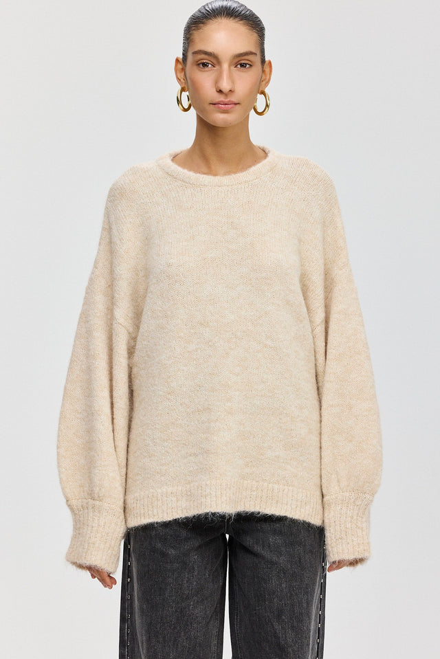 סוודר פרזנט פלאפי שמנת