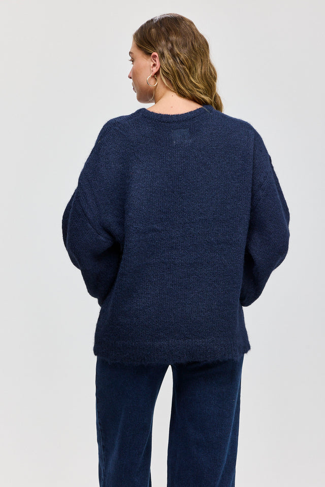 סוודר פרזנט פלאפי נייבי