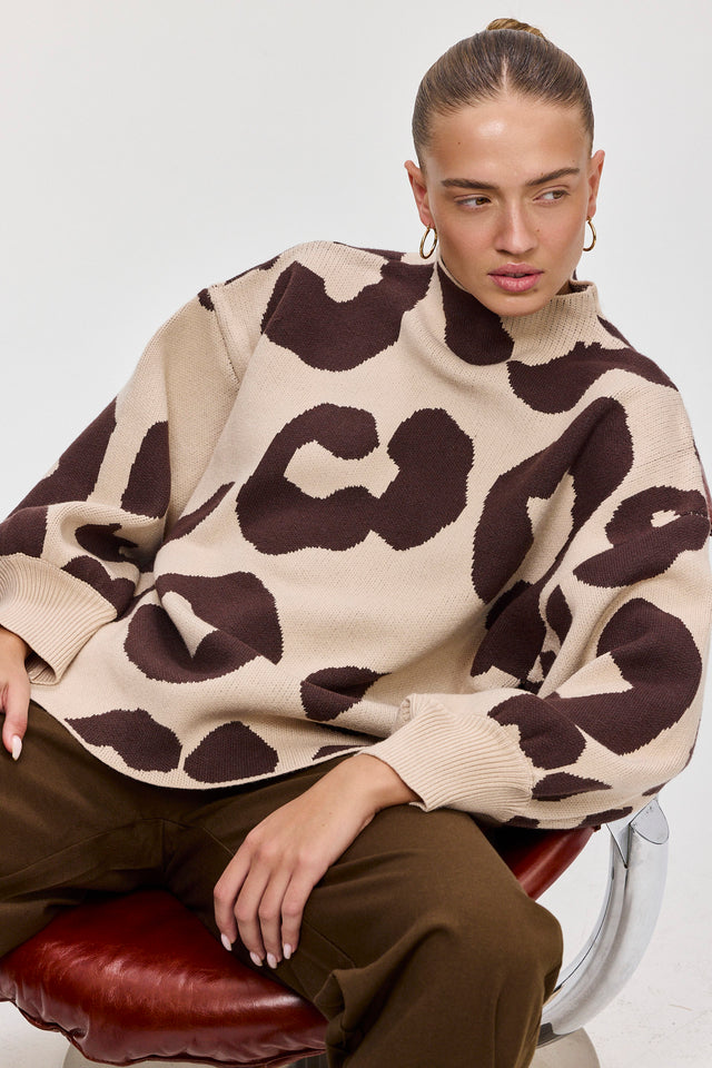 סוודר פרזנט מנומר