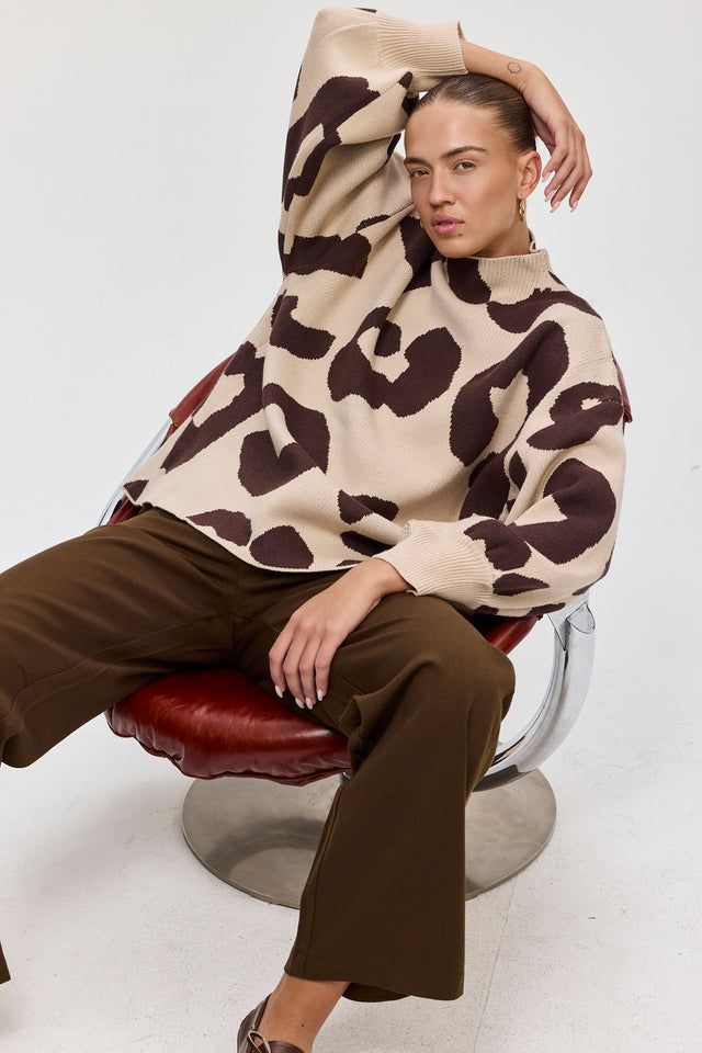 סוודר פרזנט מנומר