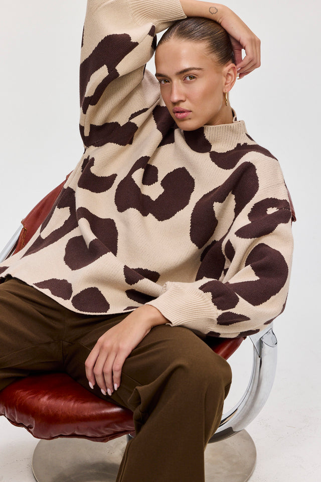 סוודר פרזנט מנומר