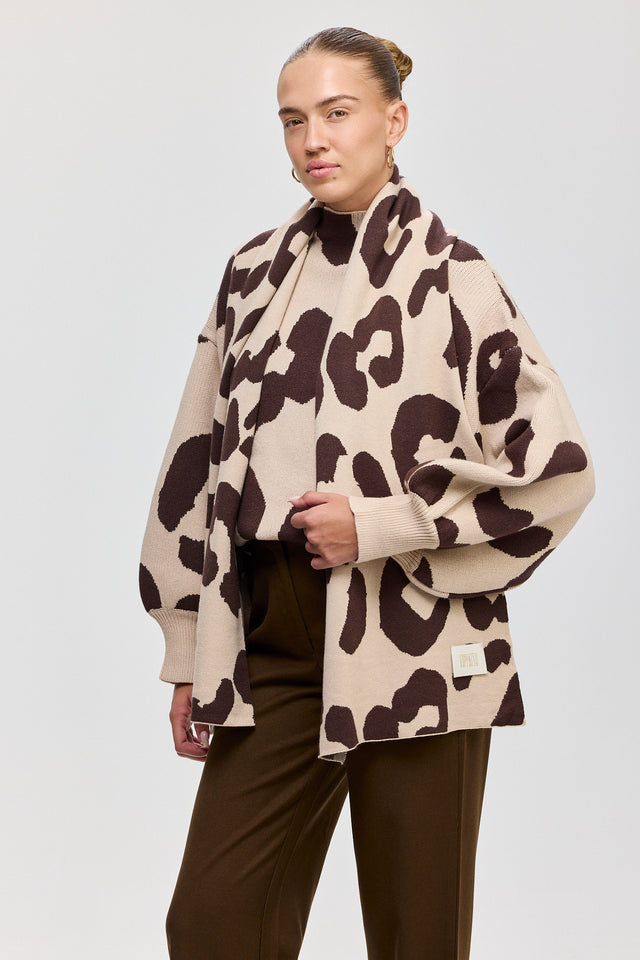 צעיף פרזנט מנומר