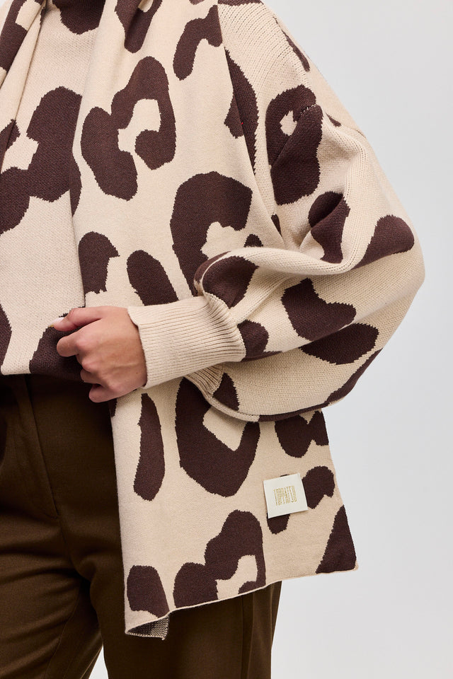 צעיף פרזנט מנומר