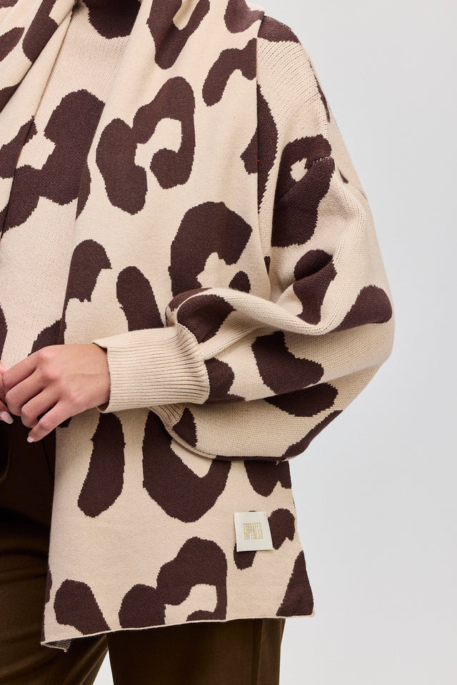 צעיף פרזנט מנומר